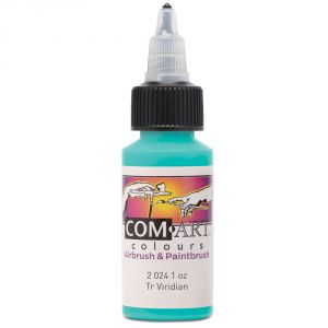 Com Art Colours Acrylic Transparent Viridian 1 oz