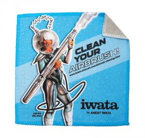 The Iwata Cleaning Cloth product imagery