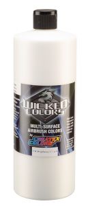 Createx Wicked Colors Metallic White (Coarse), 32 oz.