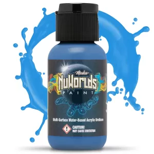 Medea NuWorlds Paint Impenetrable Light Blue 1 oz product imagery
